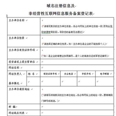 網站備案百科 互聯網域名注冊服務詳解
